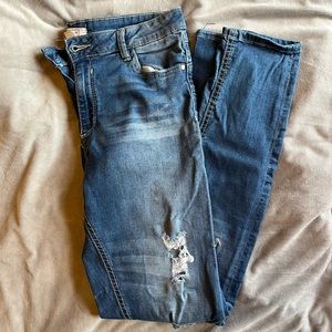 Eighty-two ripped jeans